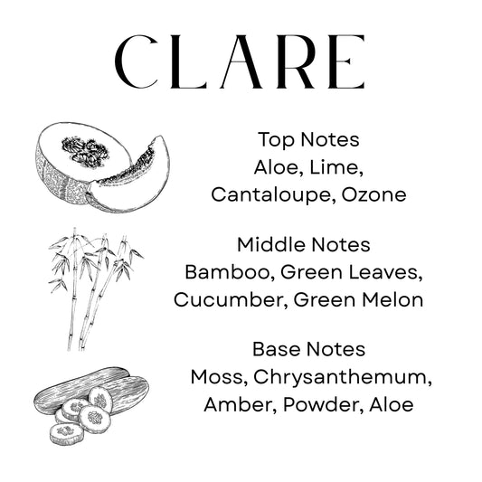 Sanctuarium CLARE Candle | Luna Collection 8.5 oz