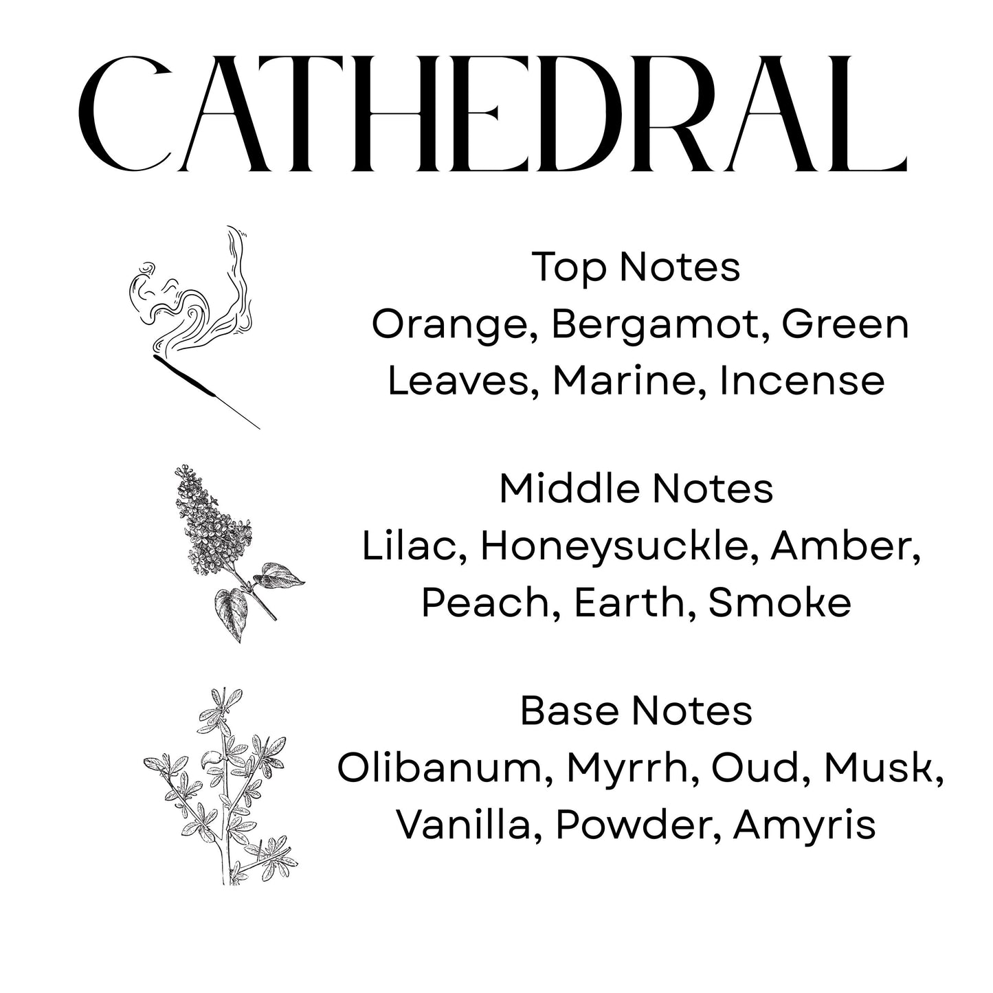 Sanctuarium CATHEDRAL Candle | Noir Collection 8.5 oz