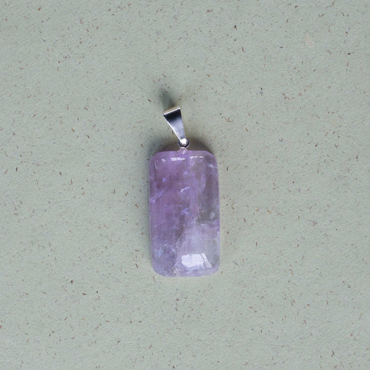 Amethyst Cabachon Pendant Silver