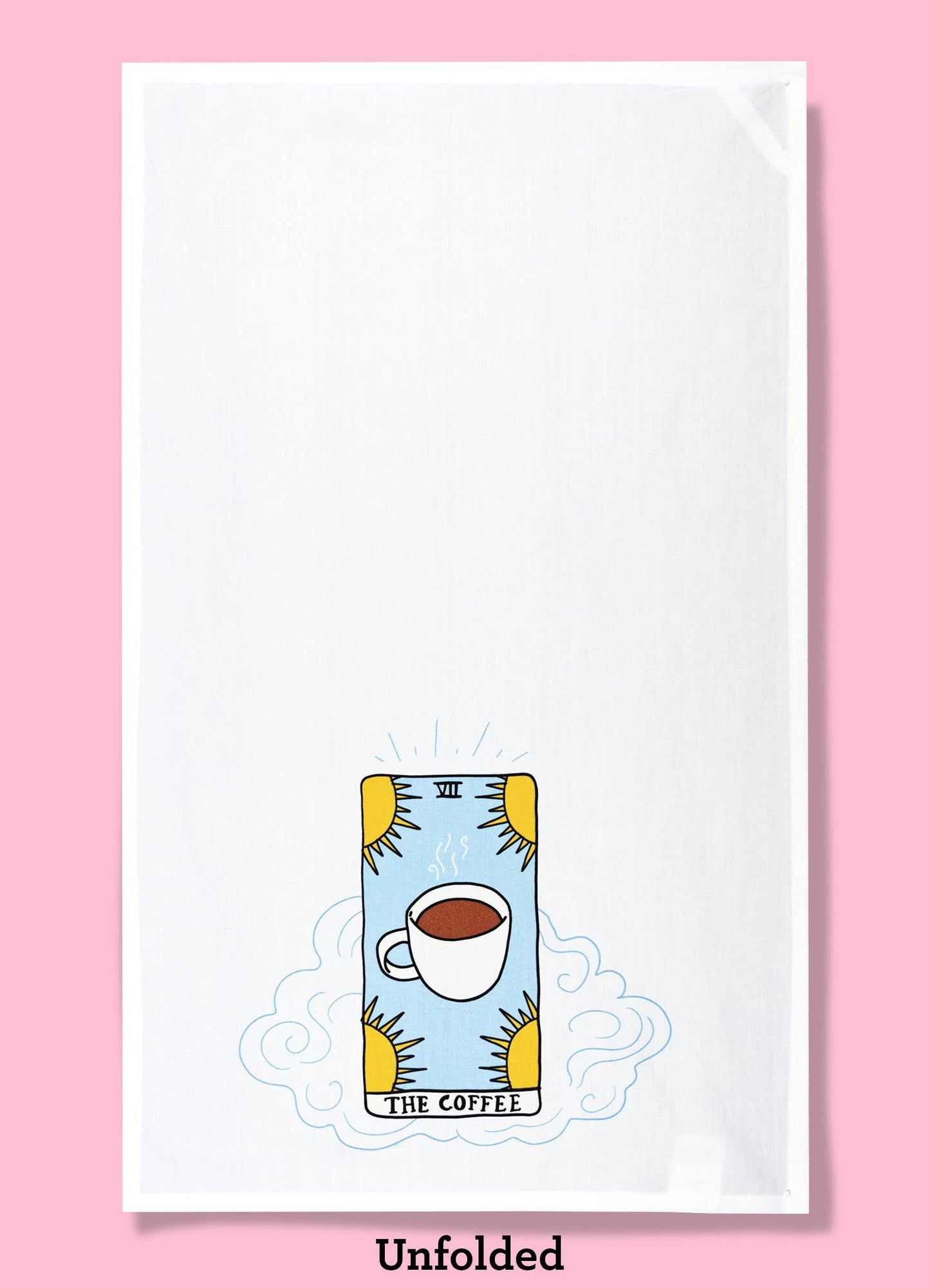 THE COFFEE Tarot Kitchen Dishtowel