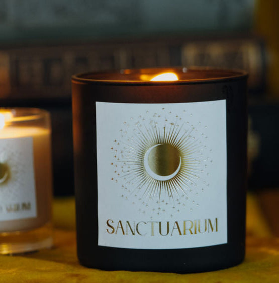 Sanctuarium GREEN FAIRIE Candle | Noir Collection 8.5 oz
