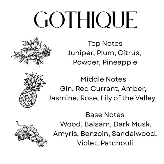 Sanctuarium GOTHIQUE Candle | Noir Collection 8.5 oz