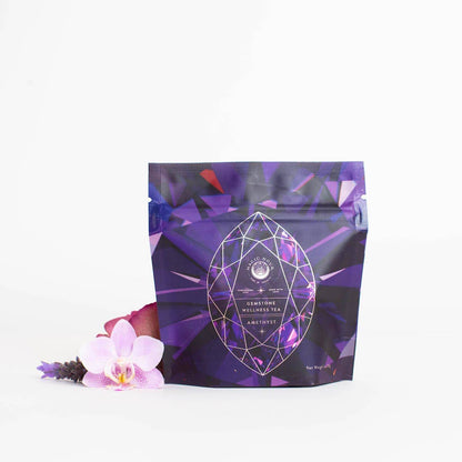 Amethyst Gemstone Wellness Tea: 1oz. Pouch