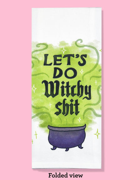 Let's Do Witchy Shit Dishtowel