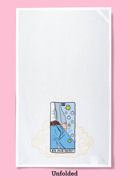 BIG DICK ENERGY Tarot Dishtowel