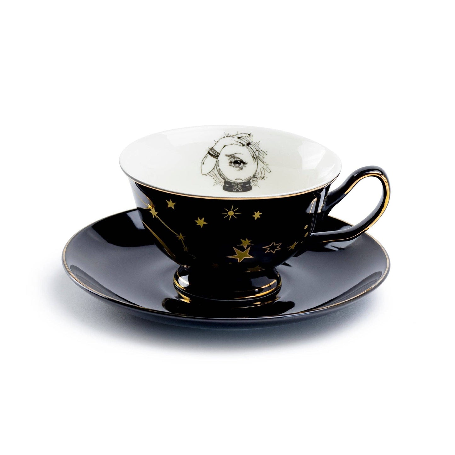 Crystal Ball Tea Cup & Saucer