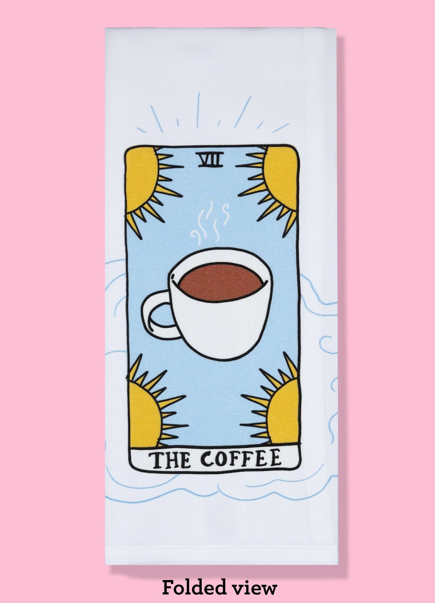 THE COFFEE Tarot Kitchen Dishtowel
