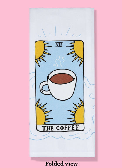 THE COFFEE Tarot Kitchen Dishtowel