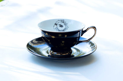 Crystal Ball Tea Cup & Saucer