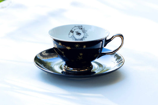Crystal Ball Tea Cup & Saucer