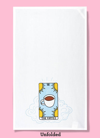 THE COFFEE Tarot Kitchen Dishtowel