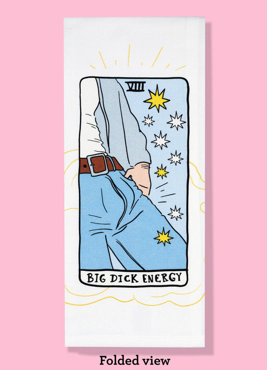 BIG DICK ENERGY Tarot Dishtowel