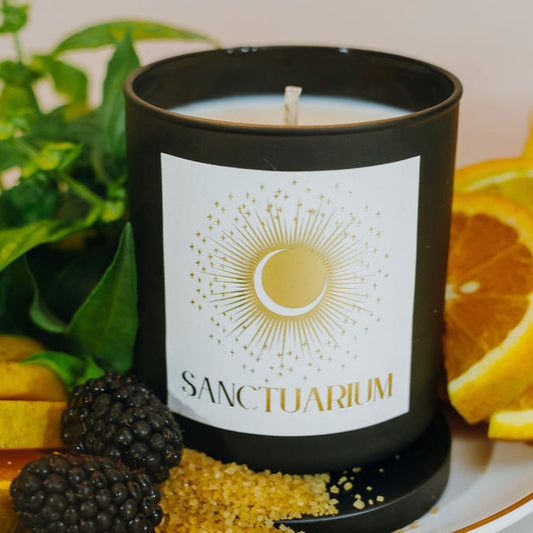 Sanctuarium GREEN FAIRIE Candle | Noir Collection 8.5 oz